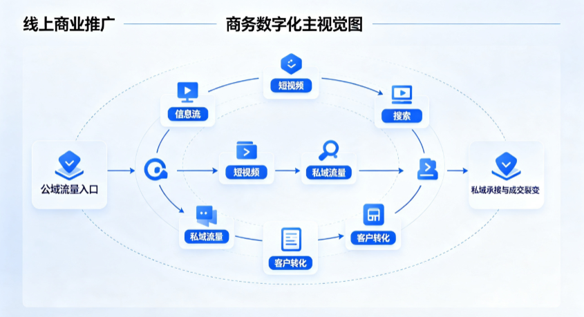 上街区线上商业推广怎么做？全域流量闭环搭建与低成本转化实战指南